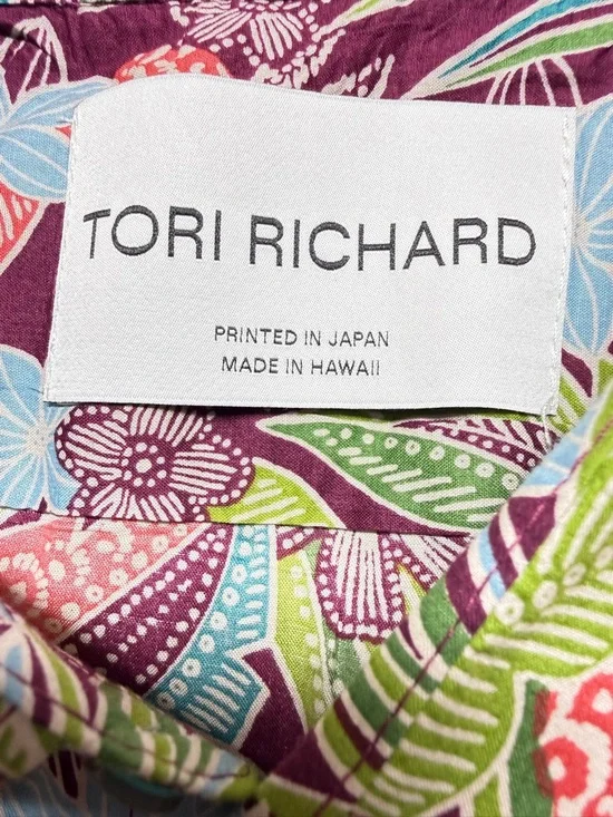 Tori Richard Tropbatik Cotton Lawn Camp Shirt Graphic Pineapples Men's Size XL - Picture 6 of 15